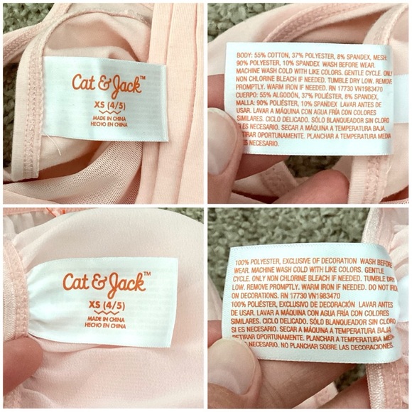 \Cat & Jack\ NWT Toddler Pink Ballet/Dance Set - Picture 15 of 15